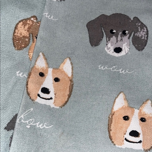 Dog Print Tote Bag Like New 15.5x17x5.5 - Picture 4 of 5